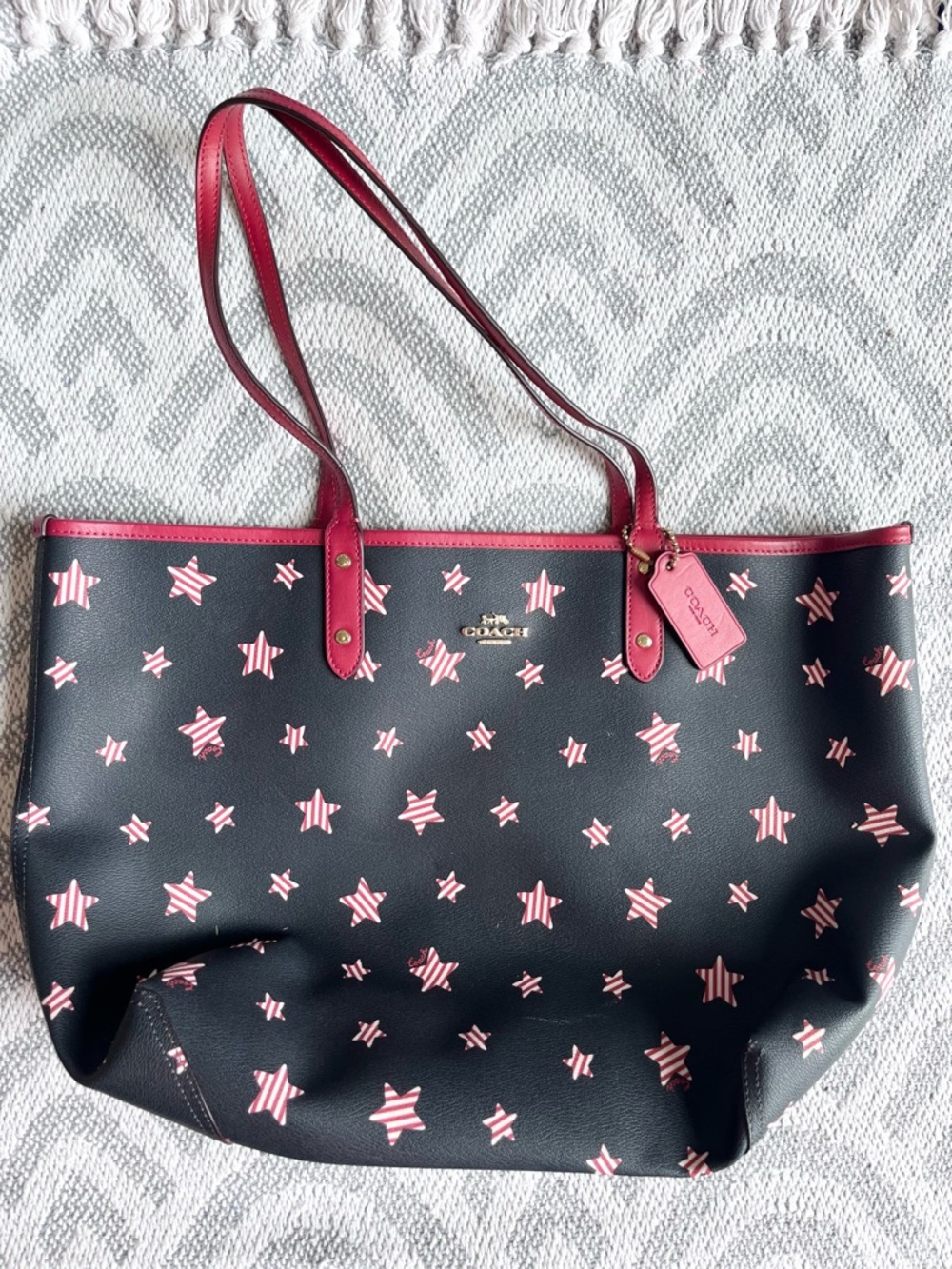 COACH Americana Reversible Large Tote Bag